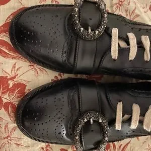 Gucci | Shoes | Gucci Black Queercore Boots Brogue Boots 38  display picture 1